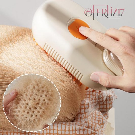 Cepillo de Vapor 3 en 1 para mascotas